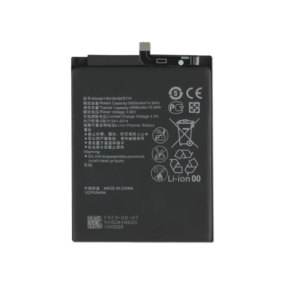 HB436486ECW  Battery For HUAWEI MATE 10 Pro 10X P20 Pro AL00 L09 L29 TL00 Mate 20 Mate 20 pro Honor V20 Nova 5i Pro NEW