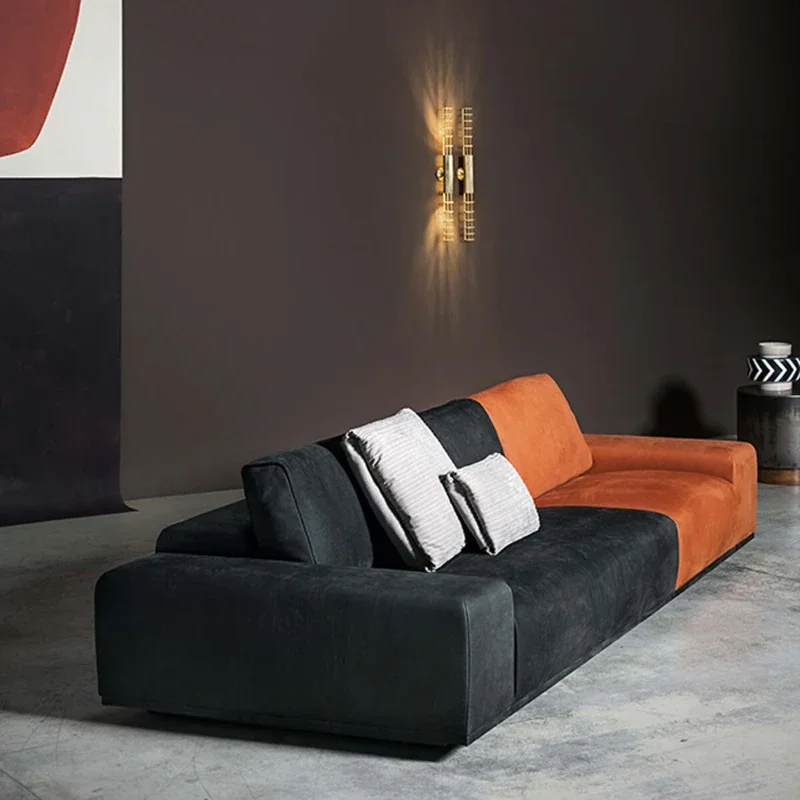 

Relax Tatami Black Sofa Simple New Large Floor Human Couches Sofa Lounge Natural Muebles Para Salas Modernos Home Furniture