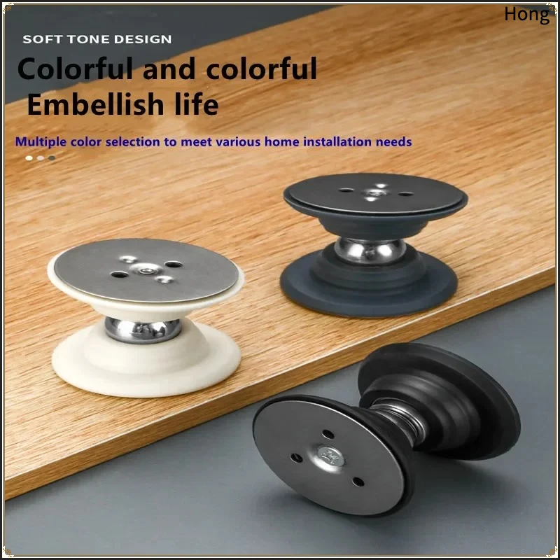 Strong Magnetic Door Absorber Plastic Material Multi Angle Adsorption Thick Base Room Anti Collision Silent Door Stop DoorTop