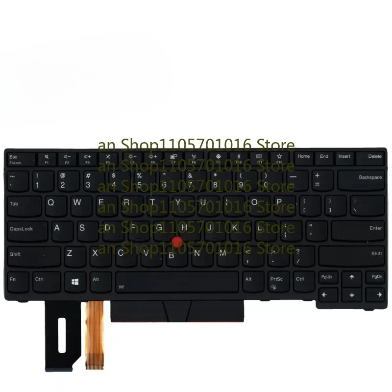 B=For  01YP280 01YP360 01YP440 01YP520  Thinkpad E480 T480S L380 L480 T490 T495 E490 E495 L390 US Keyboard Backlit