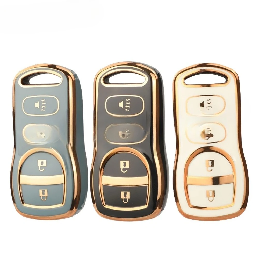 

Чехол для автомобильного ключа из ТПУ для Nissan Tiida Sentra X-trail T30 Altima Frontier Armada Maxima Infiniti QX56 JA60 FX35 FX35