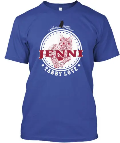 Jenni Tabby Love T-Shirt Made in the USA Size S to 5XL