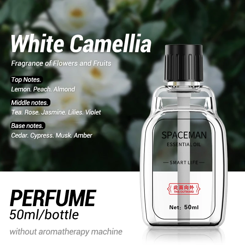 Diffuseur d'huile aromatique électrique pour humidificateur, diffuseur d'arômes, château essentiel, extrat de plantes pures, parfum d'ambiance, 50ml, 3/5 pièces