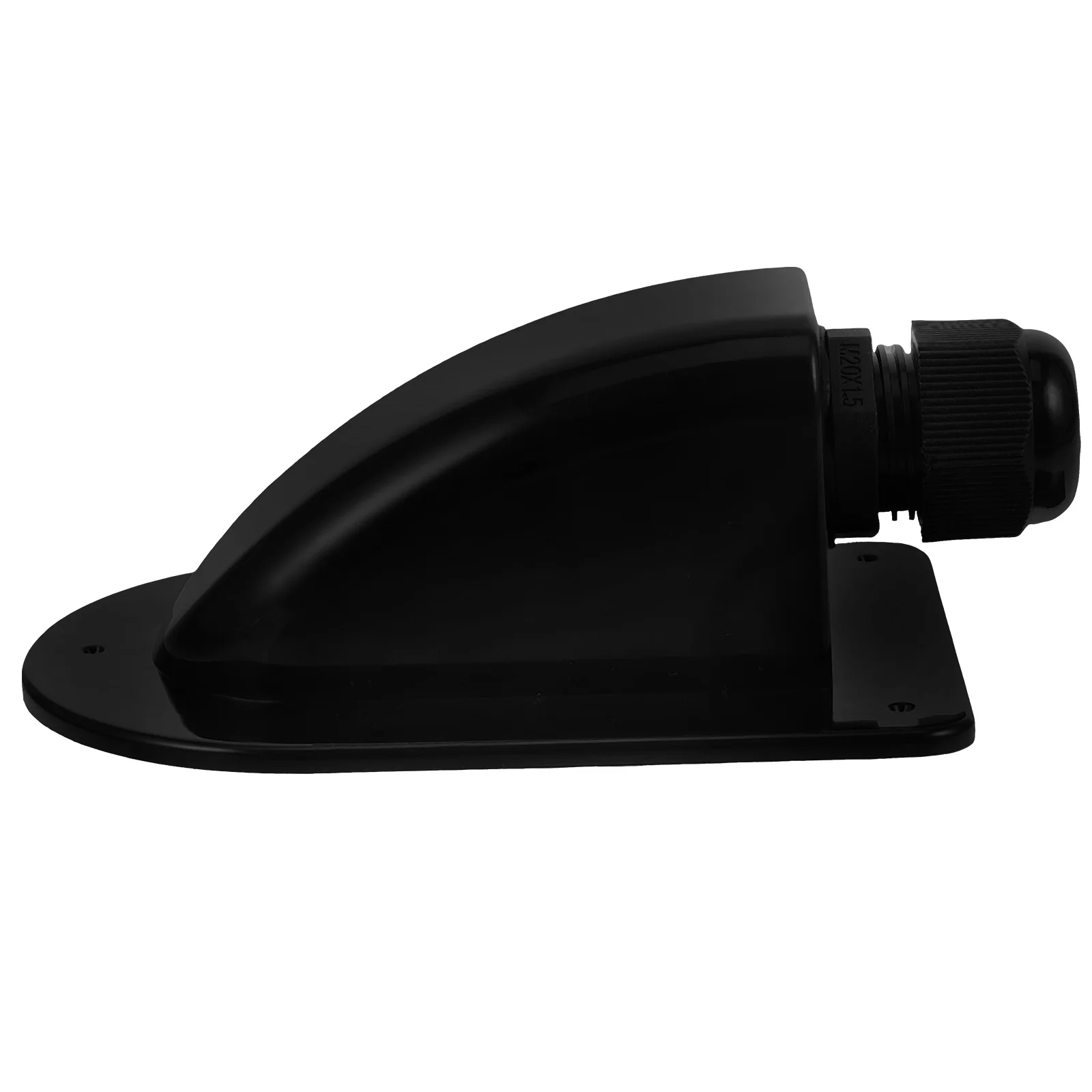 Solar Junction Wire Box Single Entry Cable Panel Dachgehäuse Wasserdichtes Cable Entry Case Wire Connector Case Schwarz