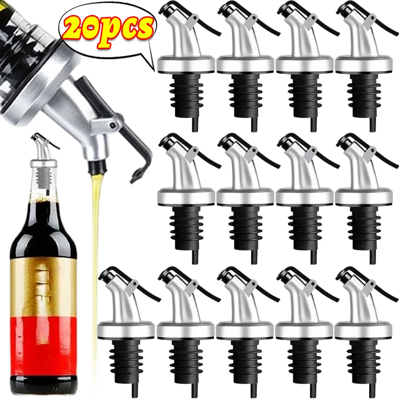 

Заглушка-дозатор для кухонных бутылок: герметичный носик для розлива оливкового масла, вина и приправ, предотвращающий протечки