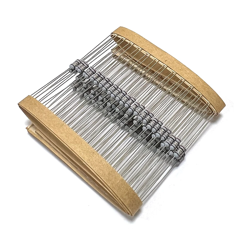 100pcs 1/4W Wire-wound Fuse Resistance Accuracy 5% 0.1 0.22 0.5 1 2.2 3.3 4.7 R Ohm Wire Wound Resi 0.1R 0.22R 0.5R 1Ohm 2R2 3R3