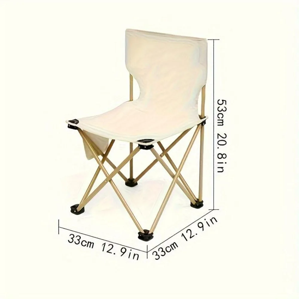 Black outdoor folding chair Portable line chair Beach chair Sketch chairs Fishing board car stools Park camping