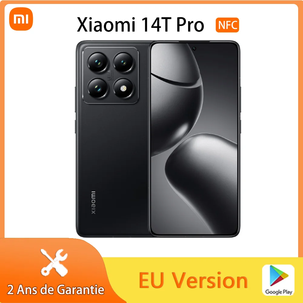 Xiaomi 14T Pro 5G NFC,MediaTek Dimensity 9300+,144Hz AI Display,50MP Camera,5000mAh Battery,Wireless HyperCharge Technology,Charger Not Included