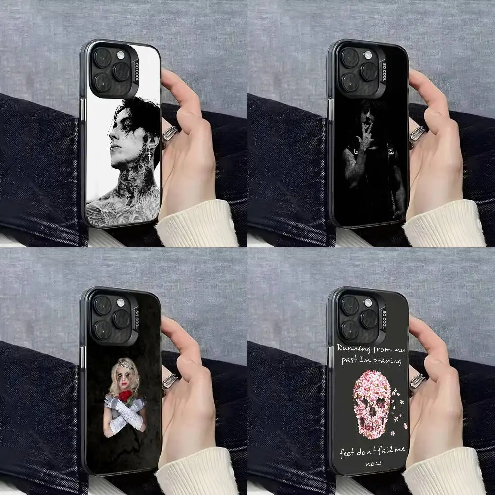 

R-Ronnie Radke F-Falling In R-Reverse Phone Case For iPhone 16,15,14,13,12,11,Mini,Pro,E,SE4,XS,MAX Black Candy Matte Box