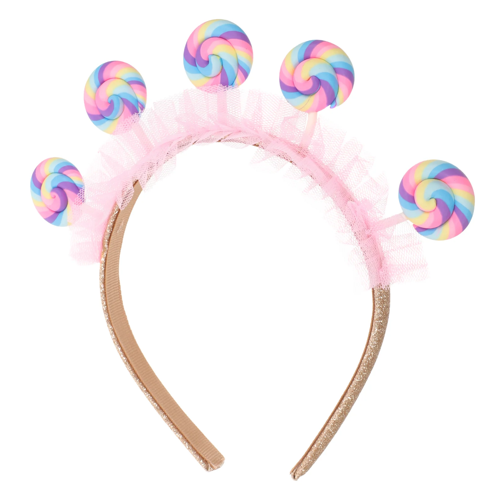 Lollipop Headband Candy for Party Kids Hairbands Toddler Headgear Children Women Plastic Hoops Creative Miss Girl Lollipops