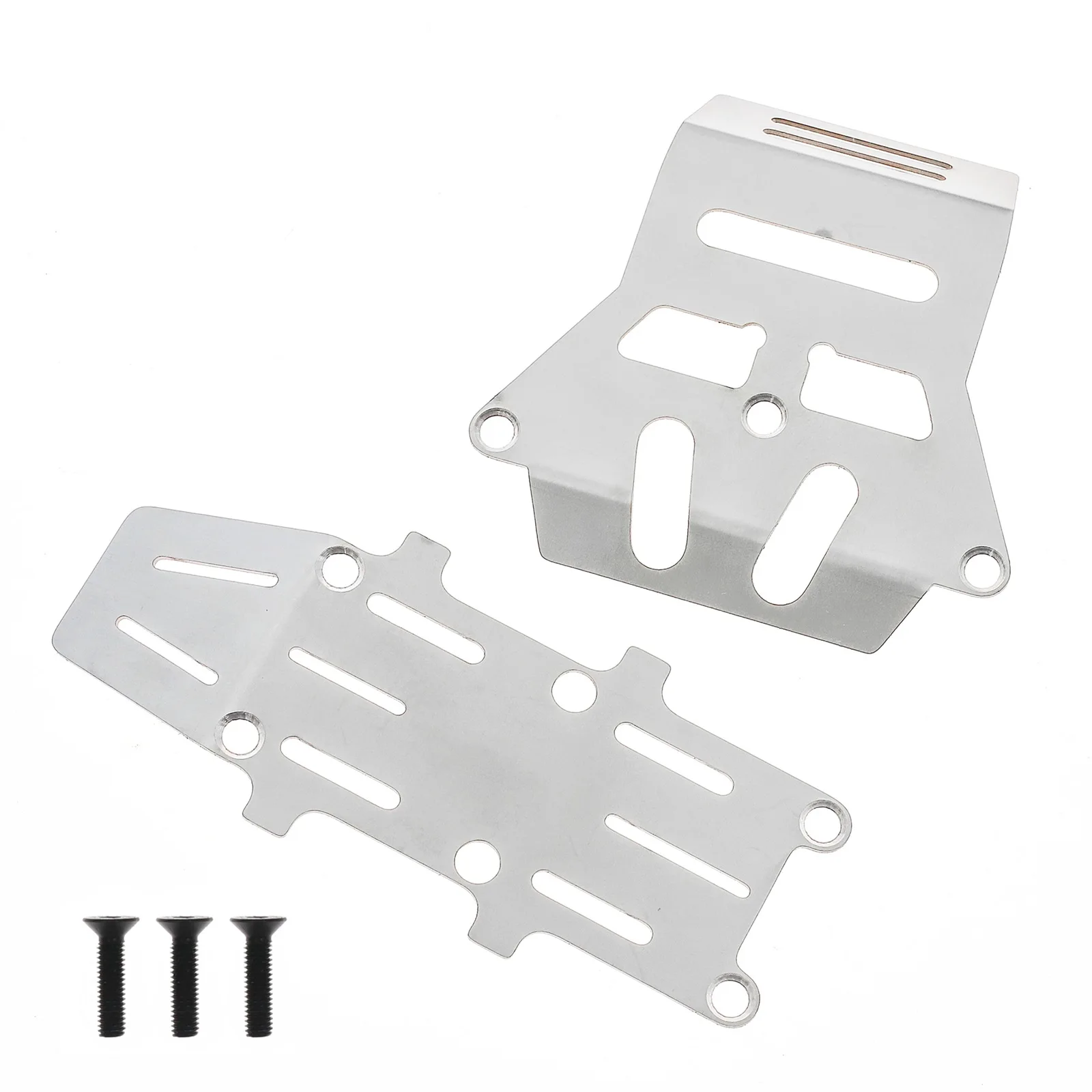 RC car Metal Stainless Steel Chassis Armor Guard Protection Protector Skid Plate for Tamiya Hornet Evo RC Car Upgrade Parts