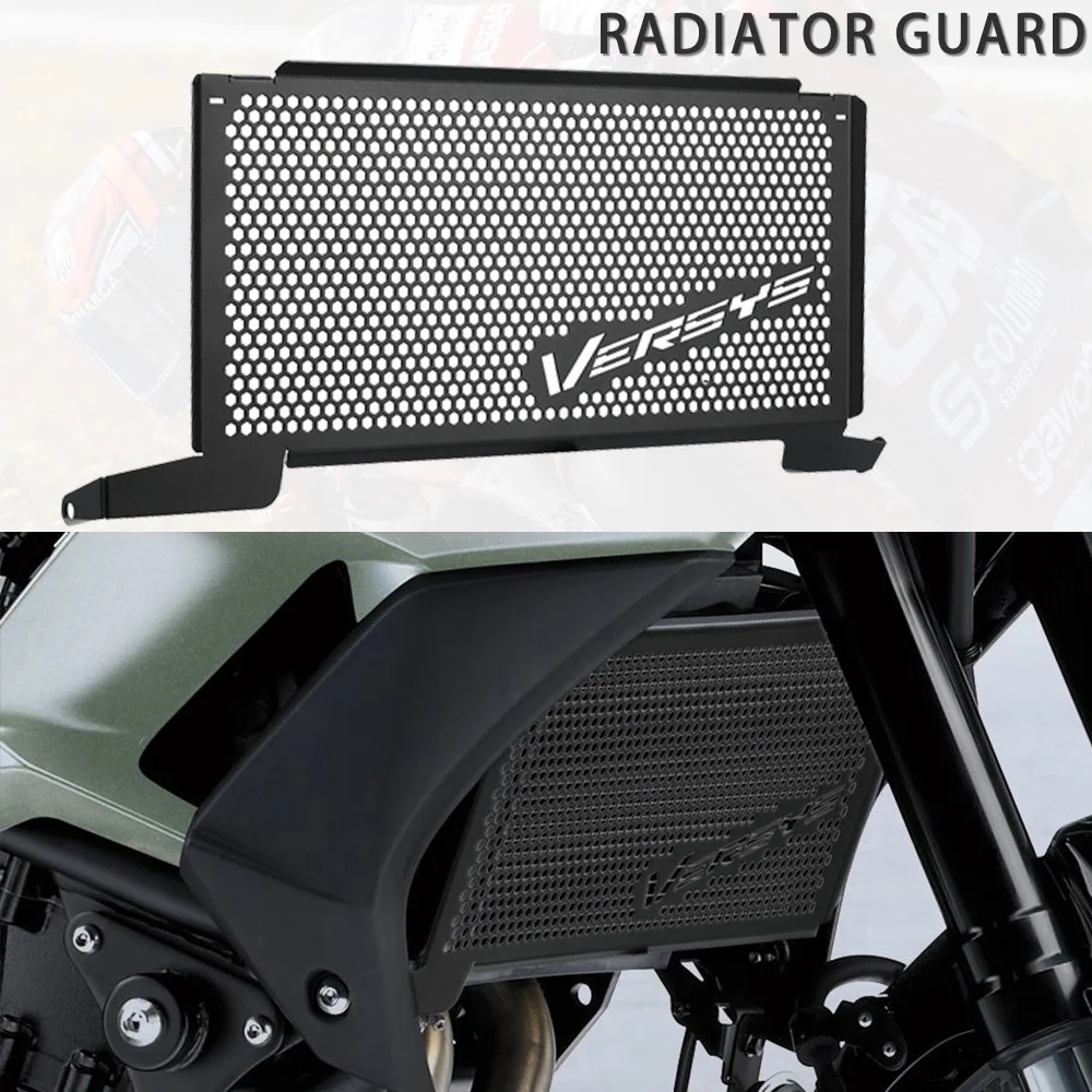 

2024 2023 FOR KAWASAKI KLE650 VERSYS 650 ABS Versys650 2015-2022 2021 Motorcycle Radiator Grille Grill Guard Protector Cover