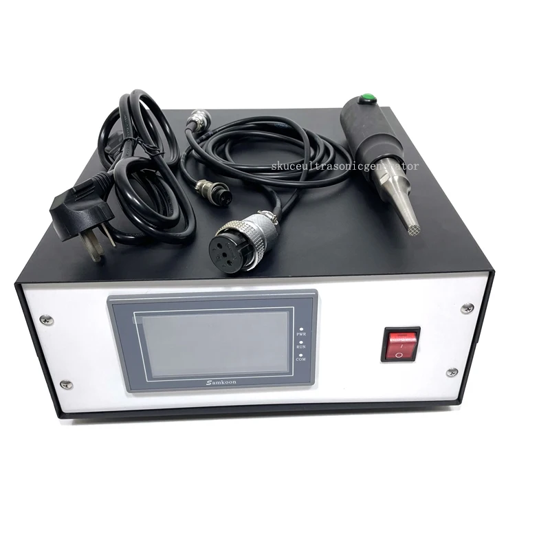 

Handheld Plastic Spot Welder Ultrasonic Welding Machine 28khz With Tool Head