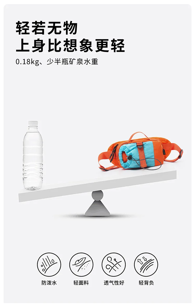 2026 Neue Reise-Bergsteiger-Aufbewahrungstasche für Wasserkocher, Brusttasche für Paare, wasserdichte Outdoor-Schultertasche – Detail 10