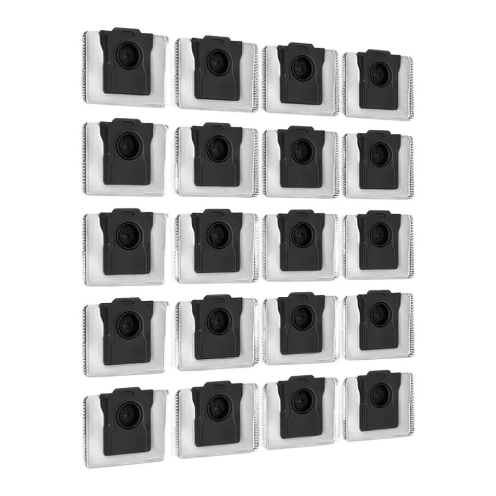 V70 Ultra Robot Vacuum Dust Bag Kit 20 Pack Designed for Efficient Waste Containment and Stable Operational Consistency
