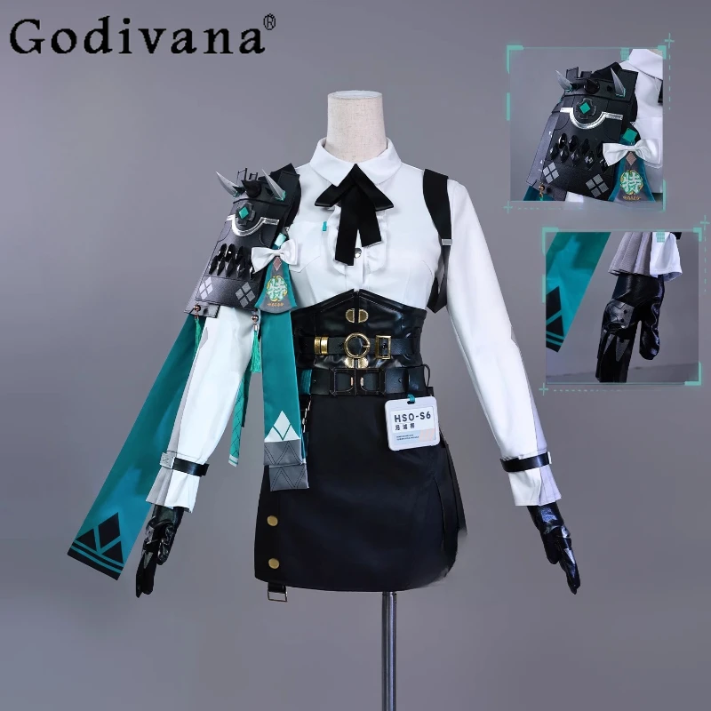 

Tsukishiro Yanagi Halloween Costume Women Collab Series Game Carnival Cosplay Female Zenless Zone Zero Cosplay Outfits