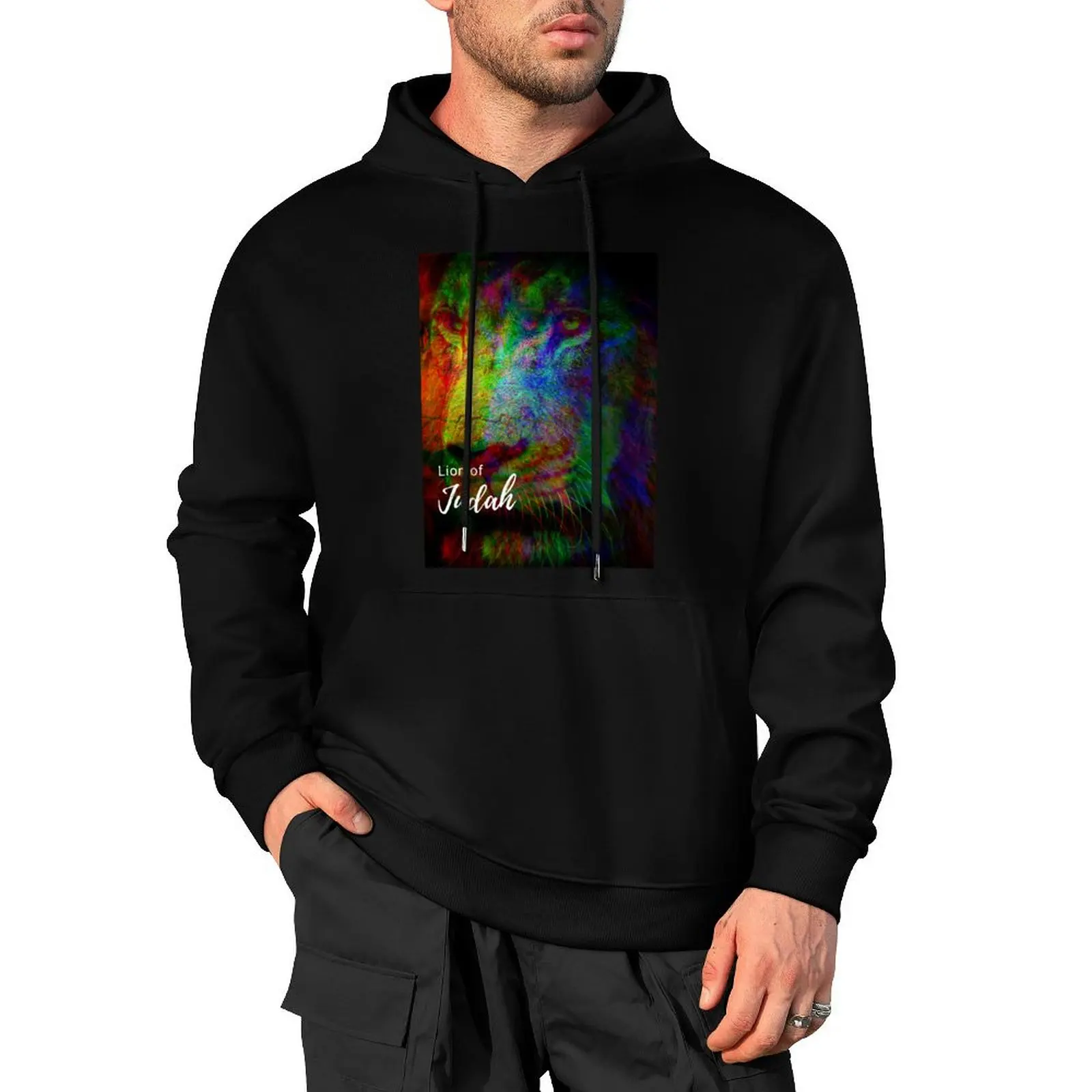 

Lion of Judah Art Part 3 Pullover Hoodie men wear men's clothing men's winter sweater mens clothes big size hoodie