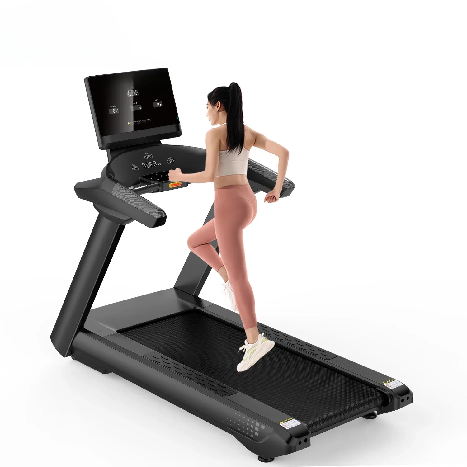 Factory Wholesale Gym Fitness Commmercail treadmill Foldable Curved display for TD158 treadmill