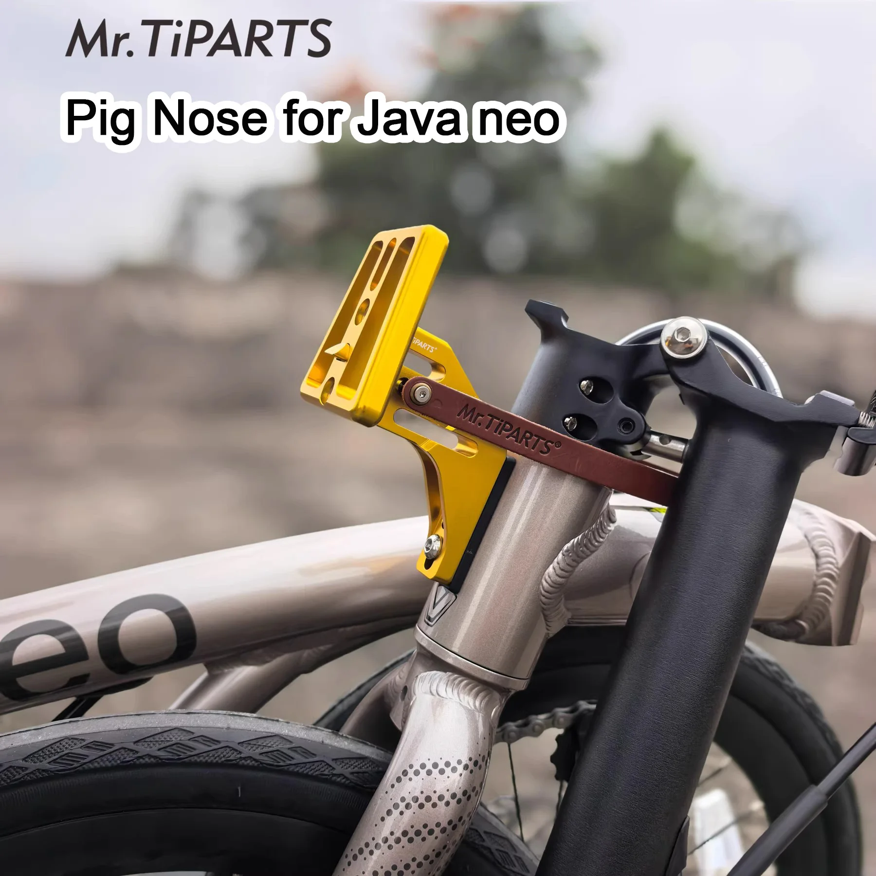 

Адаптер-крепление Mr.tiparts для передней велосипедной сумки (сумка-«пятачок») на велосипед JAVA NEO 16 дюймов, для трехскладного велосипеда, крепление на раму