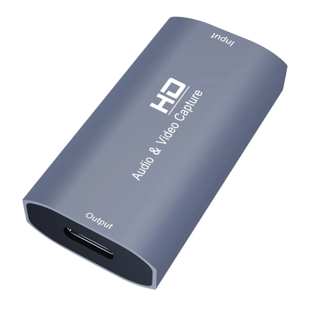 بطاقة التقاط متوافقة مع HDMI لألعاب التبديل ، بطاقة التقاط 4K ، USB ، سبائك الألومنيوم ، 60 إطارًا في الثانية ، كاميرا فيديو جديدة