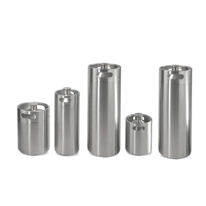 2L/3.6L/4L/5L/10L304 Stainless Steel Draft Beer Keg Baijiu Pot Home Brewing Second Hair