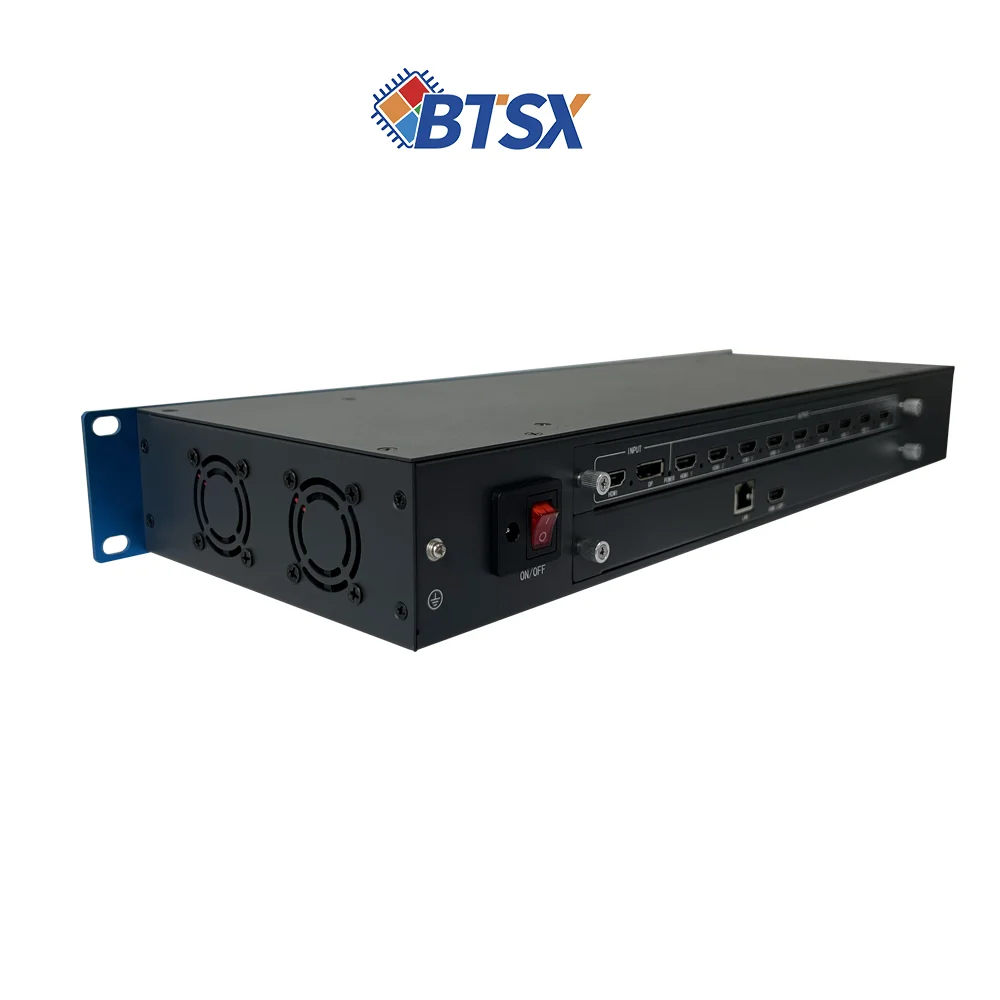 BIT-Dec64-09 Video Wall Processor with Scene Rotation H.265/H.264 Dual-Codec Video Decoding Splicing