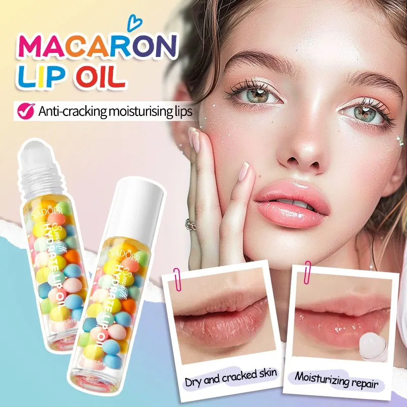 

SADOER Macaroon Anti-cracking Moisturizing Lip Oil Pampering Lip Balm