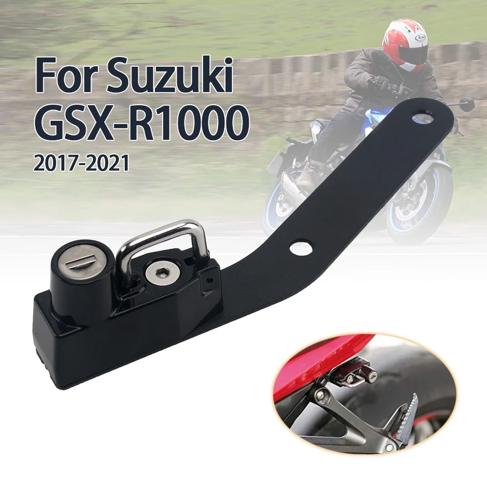 

Motorcycle Accessories For Suzuki GSX-R1000 GSXR1000 GSX R1000 Helmet Lock Kit Motorbike Helmet Security Anti-Theft Keys Locking
