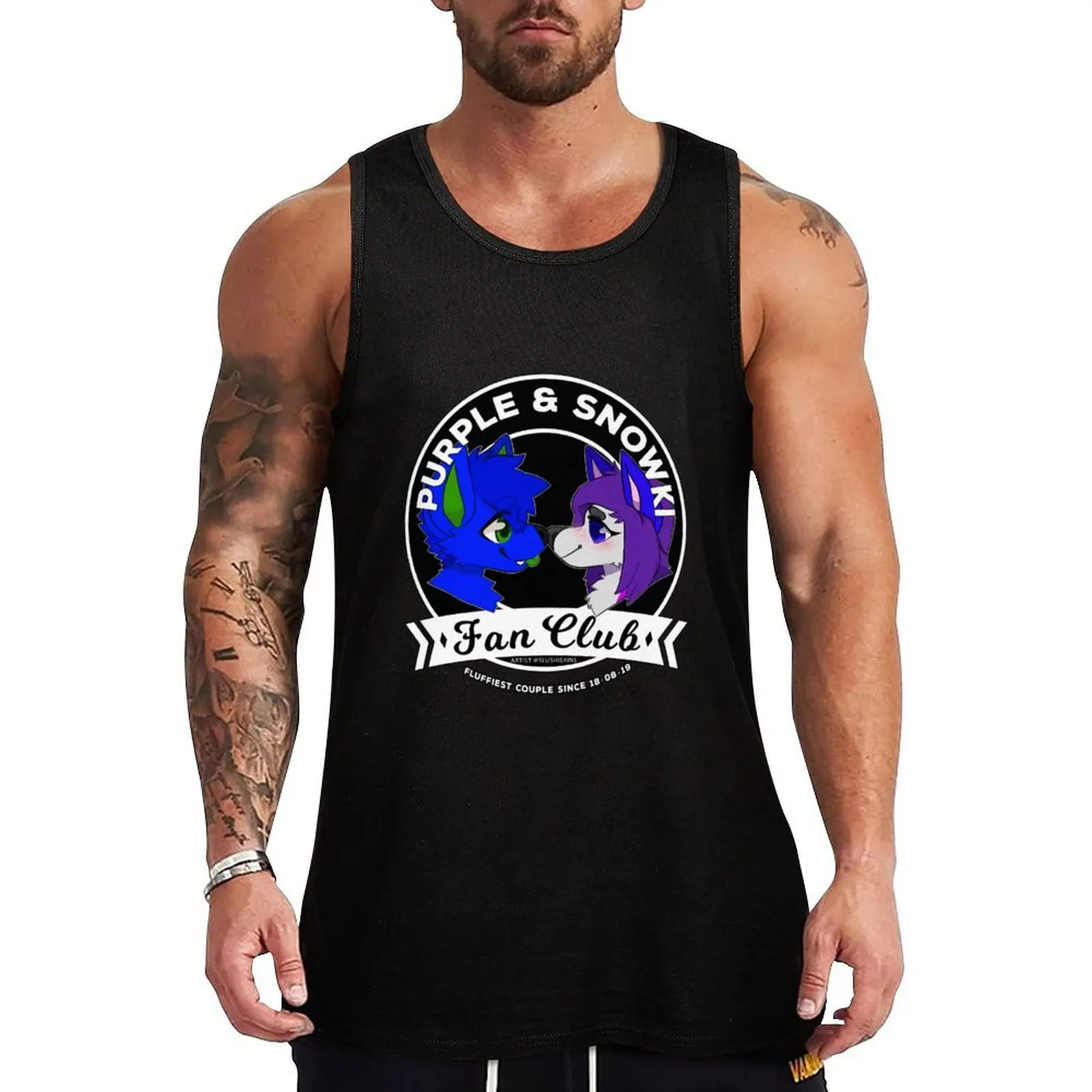 

Purple & Snowki Fan Club Tank Top Durable Tank Top Wrinkle Resistant Casual Sleeveless
