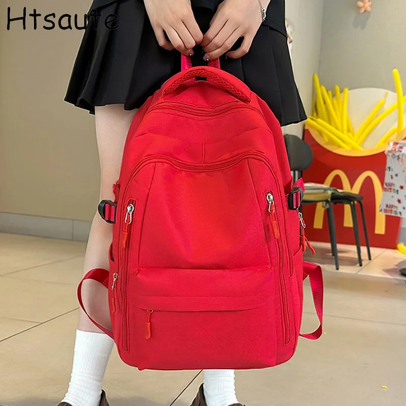 

Man Nylon Waterproof Business Backpacks Laptop Bag Men's Multifunctional Travel Backpacks College School Backpack