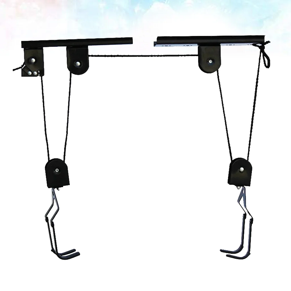 

Mountain Bike Storage Hooks Stands Heavy Duty Bike Hangers up to 25KG (Black) bike wall hook bike wall storage rack