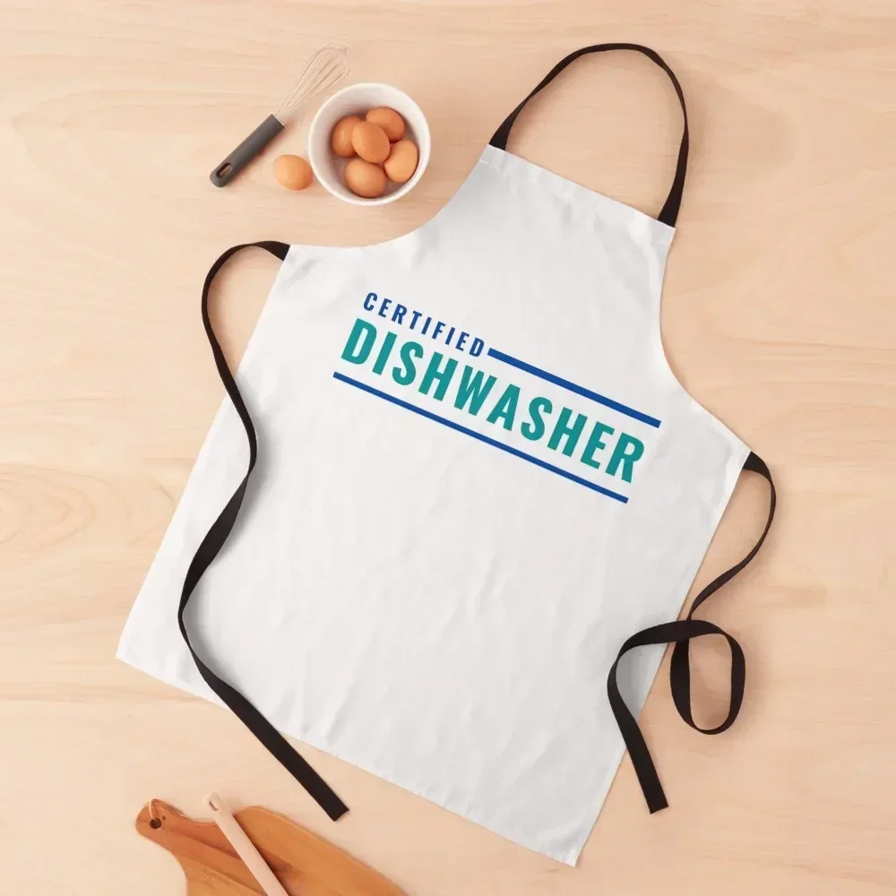 

Certified Dishwasher Apron Women's Dresses Funny Restaurant Apron