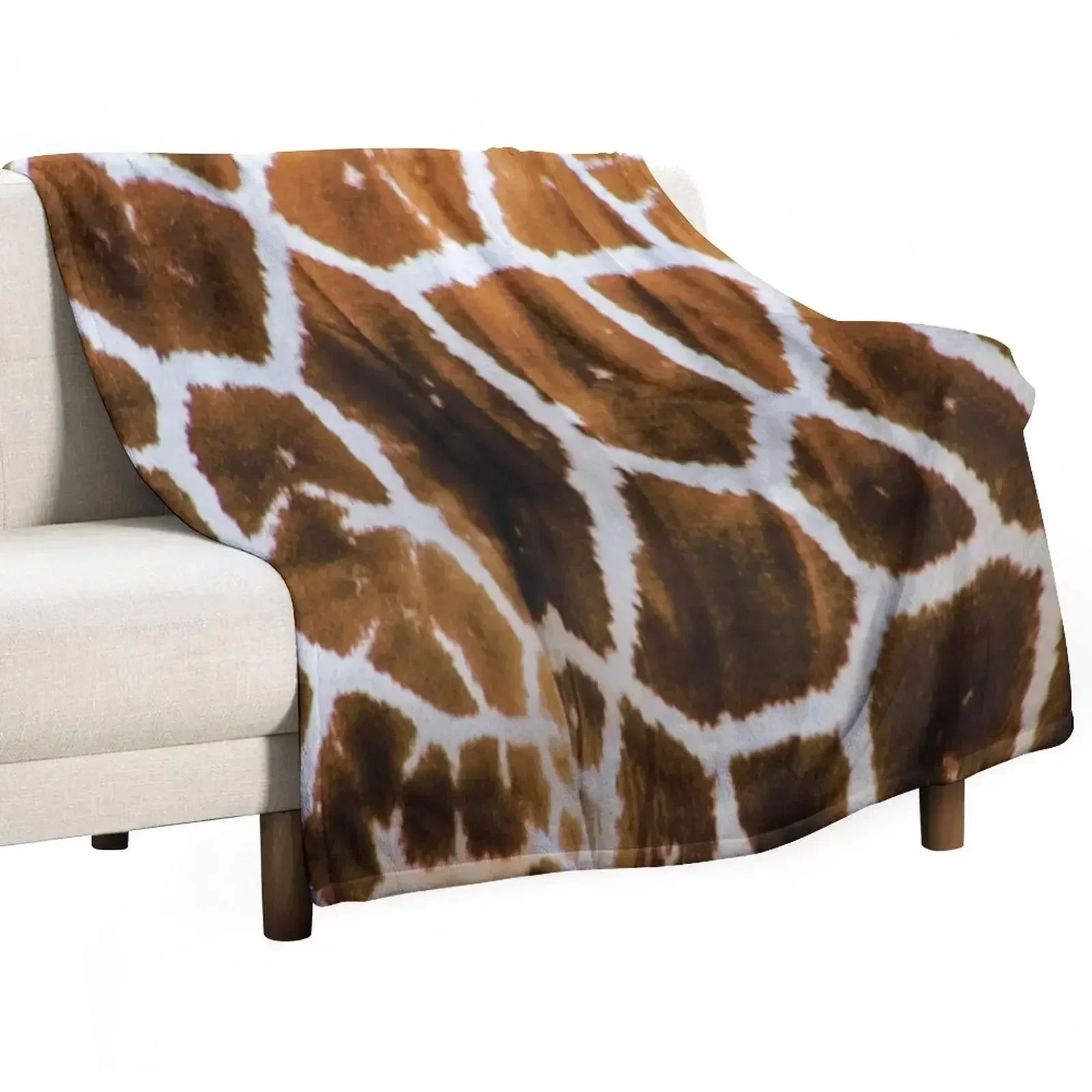 

Giraffe Skin Throw Blanket For Sofa Thin Sofa Multi-Purpose Blankets