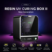 SUNLU UV Resin Curing Box RC II 450nm 360 ° Fast Curing Surround Photopolymer Resin Curing Box for SLA/DLP/LCD 3D Printer