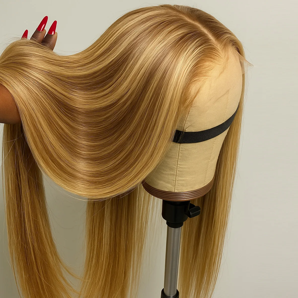 

P4/27 Highlight Omber 613 Blonde Colored Wigs Human Hair 30 Inch High Density 13x4 Bone Straight Hd Lace Front Wig Human Hair