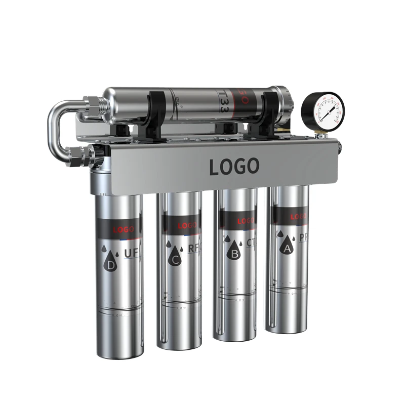 Hot Sale High Quality Factory Water Treatment System Under Sink Stainless Steel Drinking Water Filter Purifier Uf Water Purifier