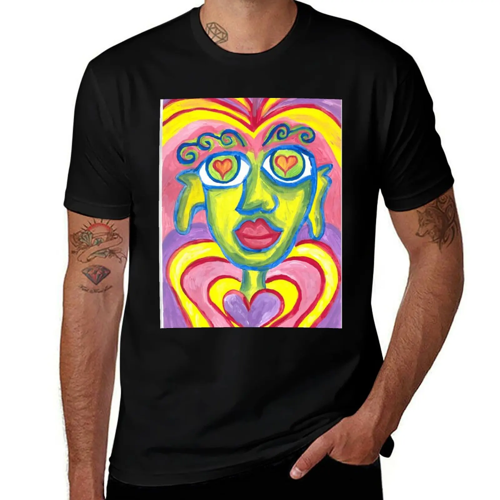 

Happy Pink Dream T-Shirt cotton t shirts man 100% anime tshirt