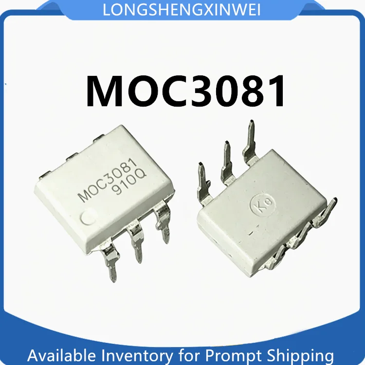 1PCS New Original MOC3081 DIP-6 Bidirectional Thyristor Optocoupler in Stock