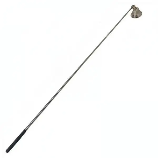 Easy Storage Candle Flame Snuffer Long Rod Extendable Smotherer for Candle Stand and Brass Candlestick Home Use
