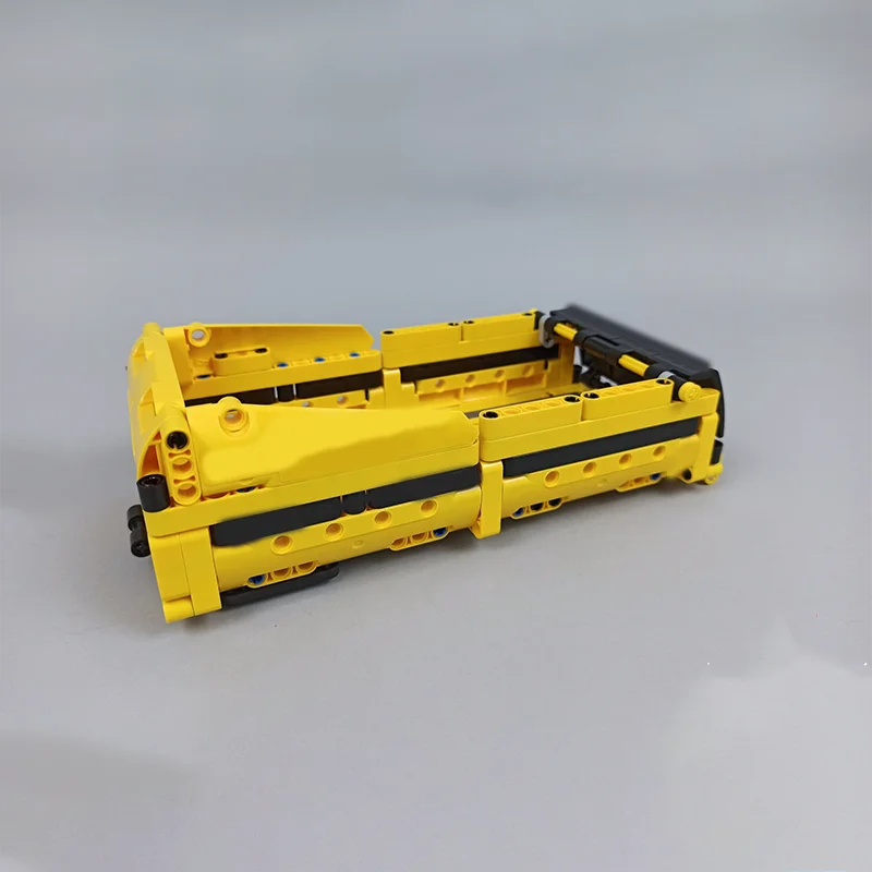1247PCS Squisito Giallo Roll Off Truck Modular Building Blocks Modello Per La Educazione Del Capretto Display FAI DA TE Giocattolo Di Compleanno Regalo Di Natale