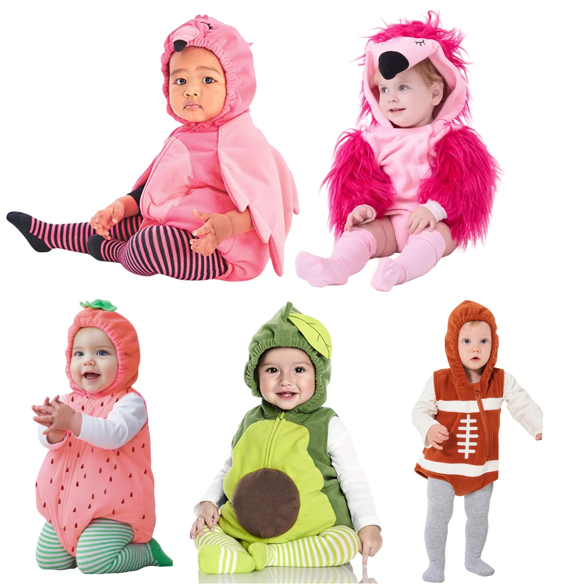 2pcs/set Carnival Spring Baby Rompers Hooded Fleece Toddler Infant Clothes Overall Bodysuits Jumpsuit Costume For Kids Girl Boy