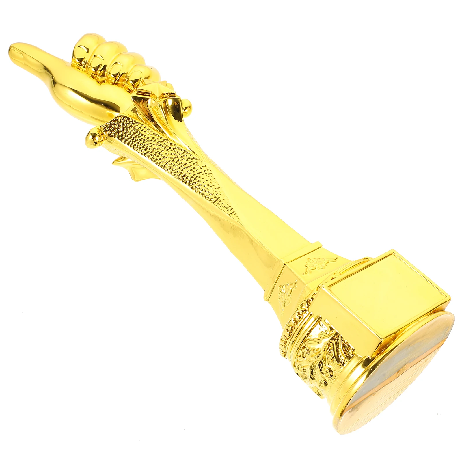 

Trophy Props Resin Award Office Desk Toys Thumb Trophies Ornaments Funny Accessories for Work