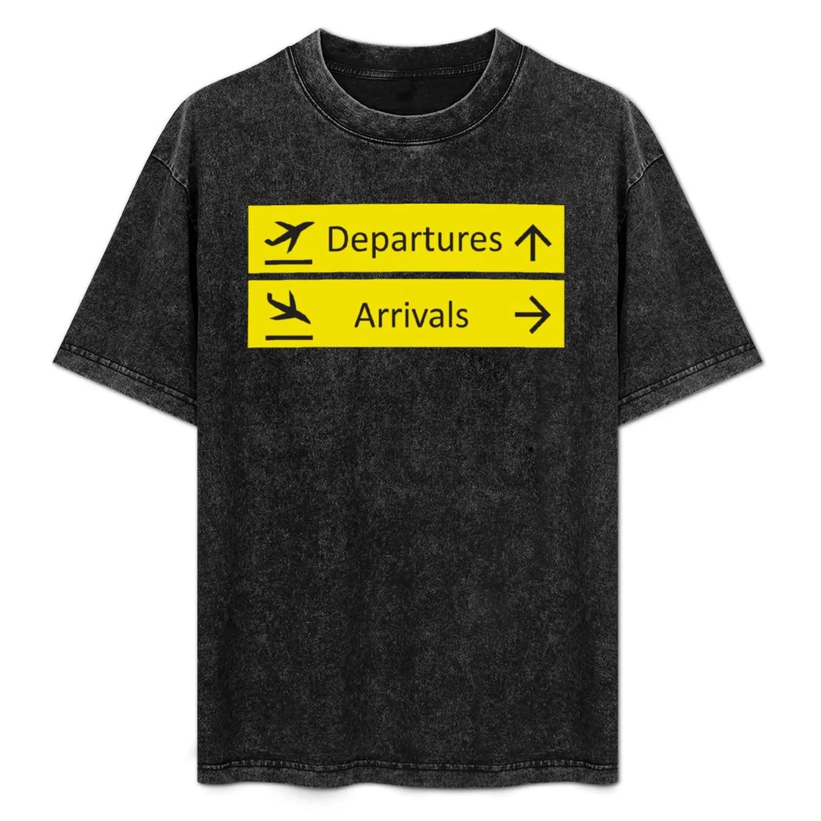 

Departures and Arrivals Airport Sign T-Shirt graphic shirts oversizeds funny gifts sweat shirts, men