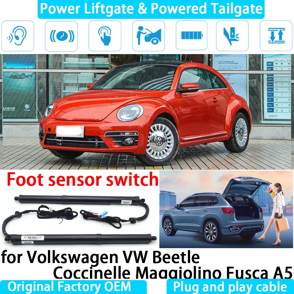 

for Volkswagen VW Beetle Coccinelle Maggiolino Fusca A5 Automatic Electric Power Liftgate Powered Tailgate Strut Tail Gate Lift
