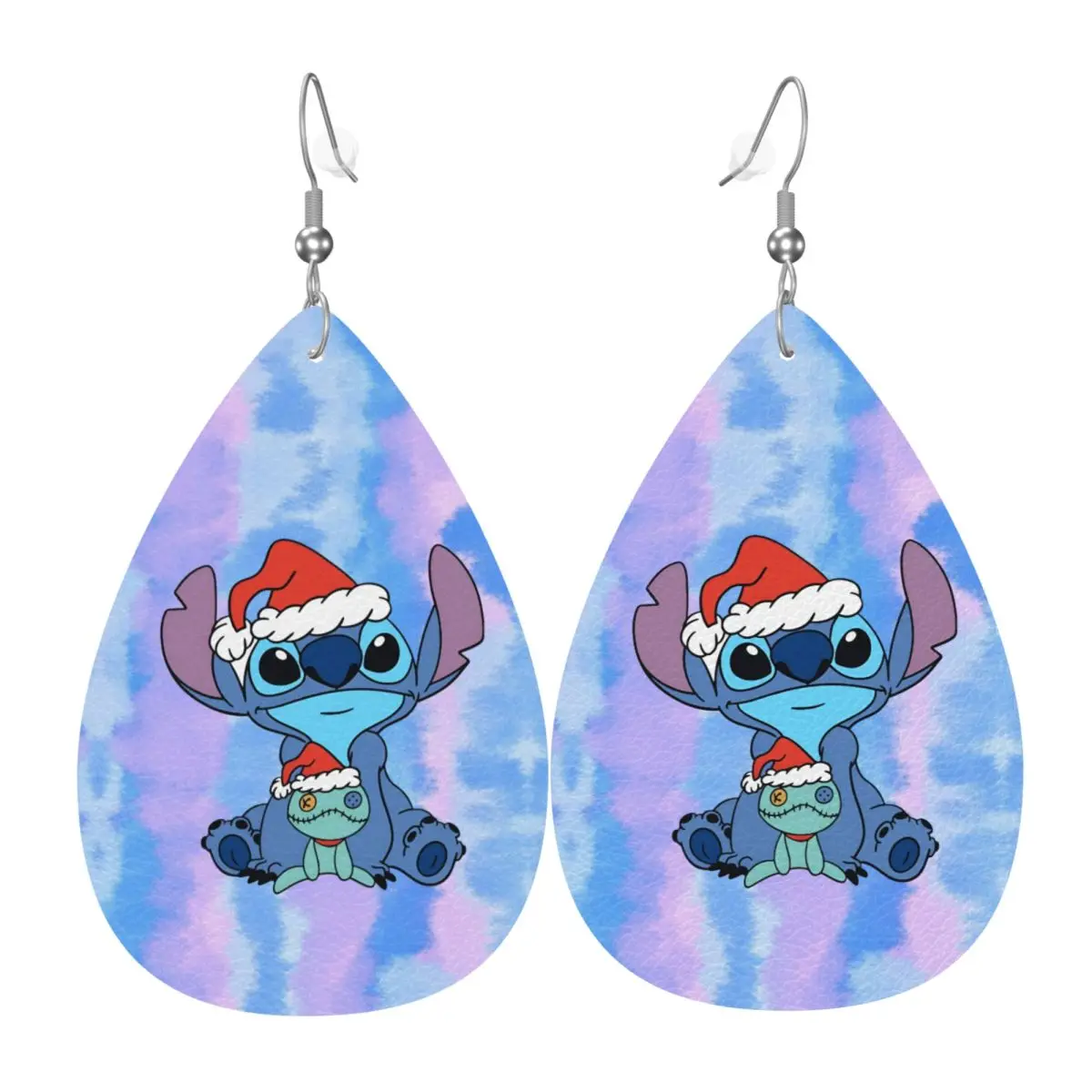 

Custom Stitch Manga Anime Dangle Drop Earrings Leather Earrings for Women Fashion For Party
