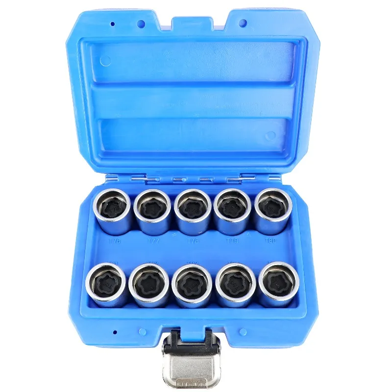 

Suitable for Tesla Tire Anti-theft Screw Sleeve Model 3 Special Tool Tesla Wheel Hub Screw Sleeve 10-piece Set