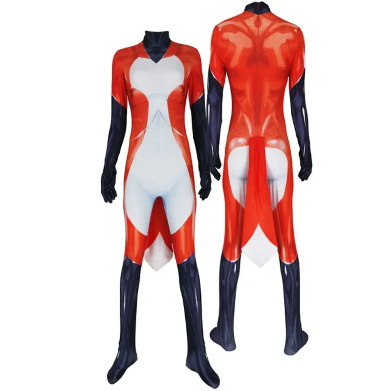 Darling in the FranDuration 02 Smile Hero Cosplay Costumes, Zentai Animal Imbibé, Halloween Girls Drum Suit, Adultes, Enfants, M, Jumpsuits, ontariTwo