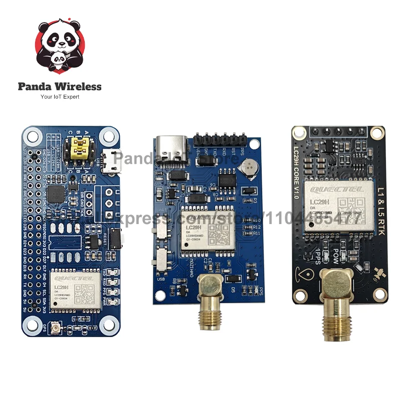 وحدة Quectel LC29H LC29HDA L1 + L5 GNSS Glonass Galileo لوحة أساسية عالية الدقة مع هوائي نشط ثنائي التردد USB GPS