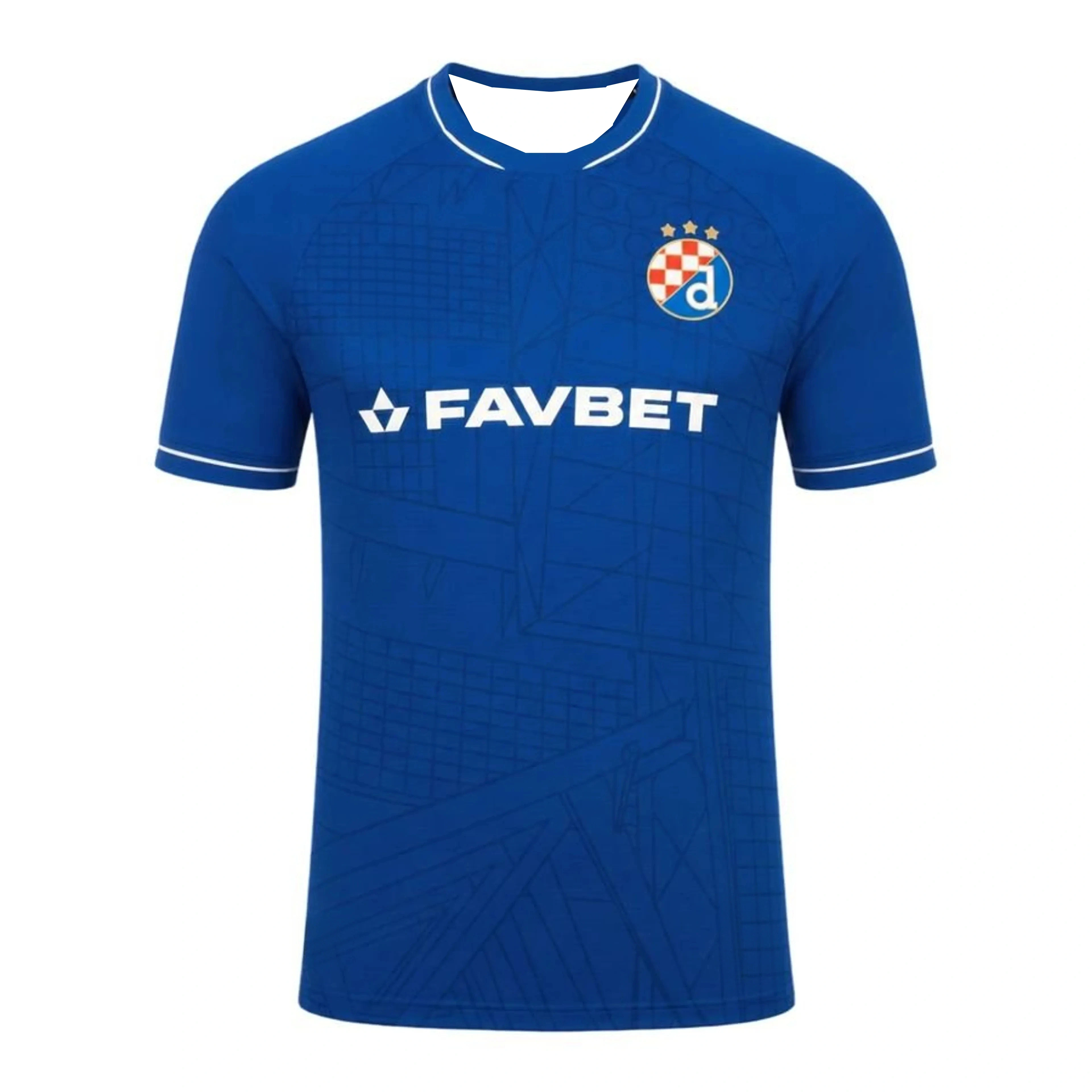 2026-27 New Dinamo Zagreb Men Football Jersey 3D Print Y2K Oversized Family Casual T-shirt Suitable for Daily and Training Wear