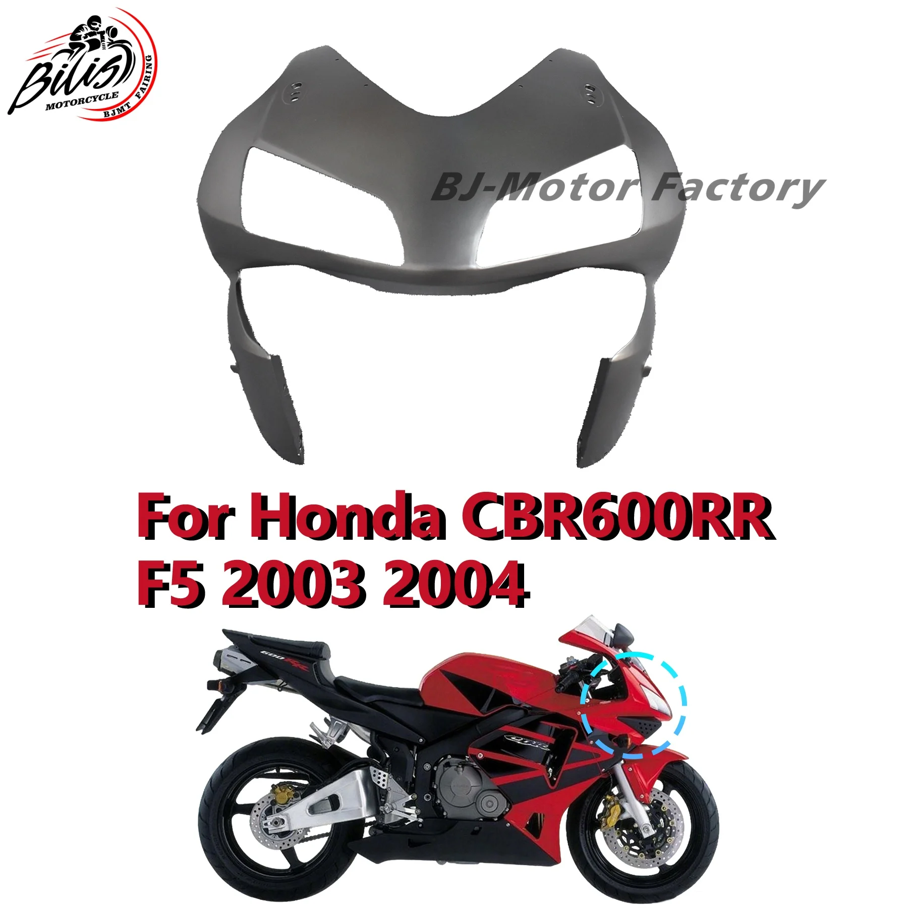 

Motorcycle Headlamp Cover for Honda CBR600RR F5 2003 2004 with ABS Injection Molding Process Assembly